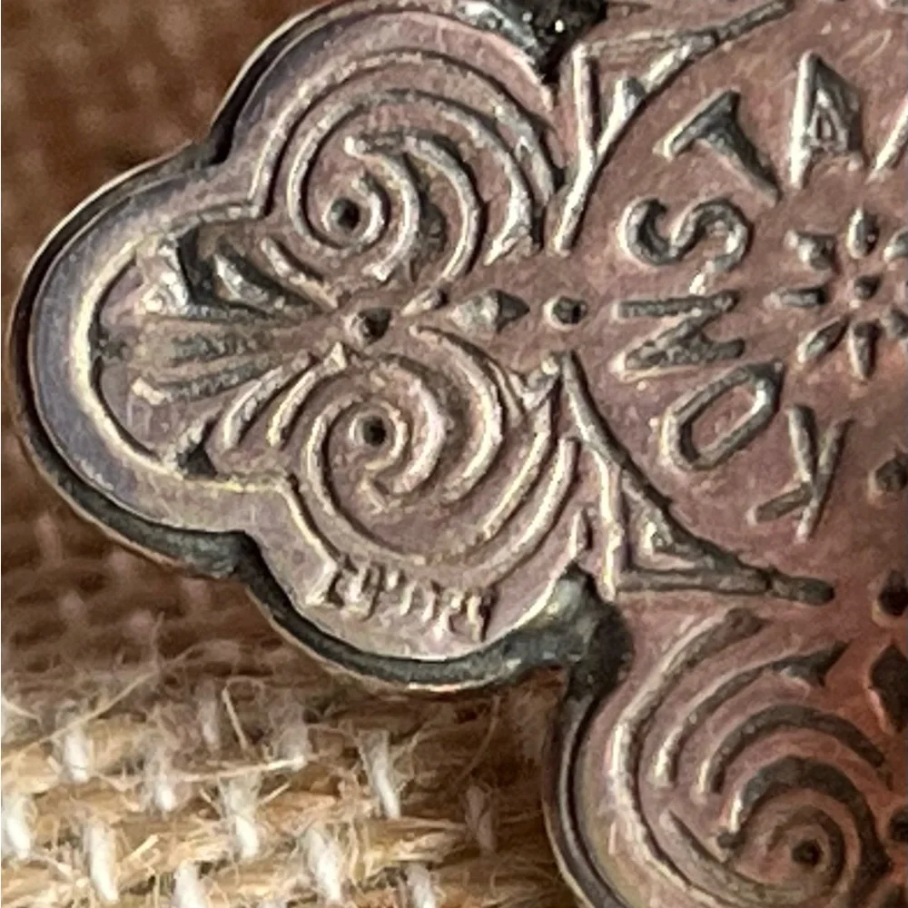 Konstantino Silver and Gold Cross Pendant Necklace - Picture 5 of 8